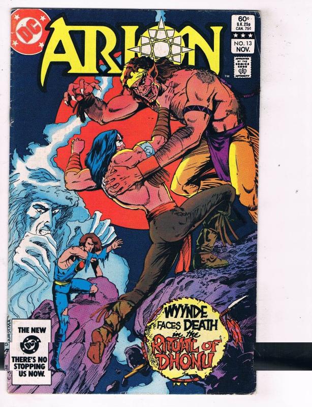 Arion #13 VG/FN DC Comics Bronze Age Comic Book Nov 1983 DE48