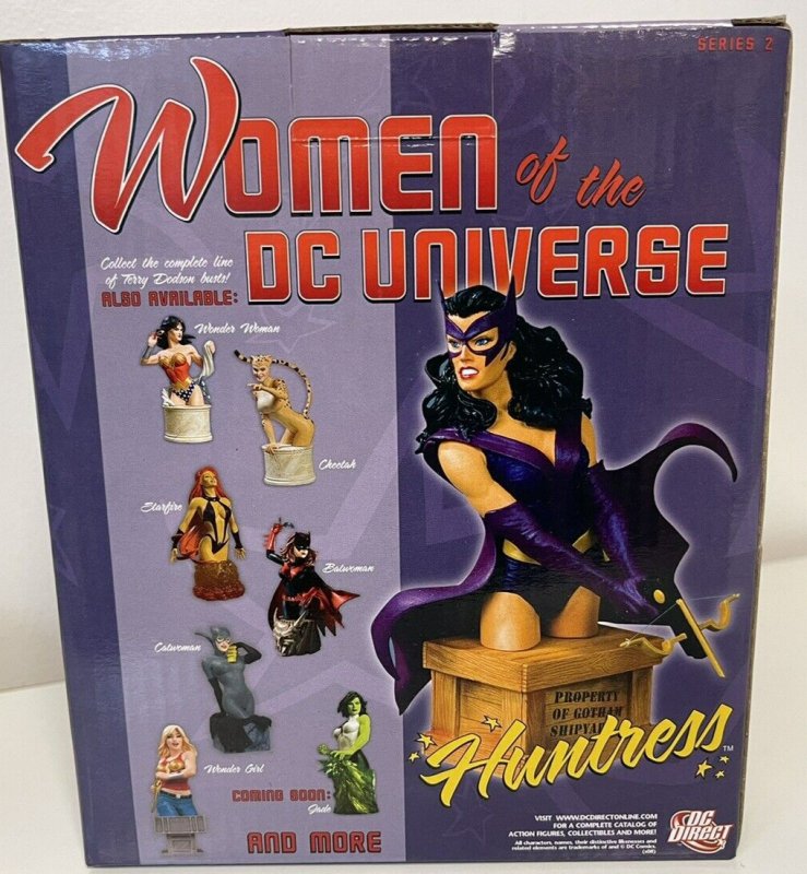 DC Direct Women Of The DC Universe Series 2 Huntress Bust Statue NIB
