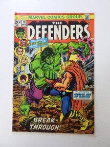The Defenders #10 (1973) Hulk vs. Thor battle FN/VF condition