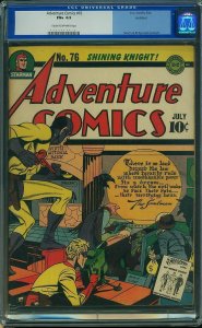 Adventure Comics #76 (1942) CGC 6.5 FN+