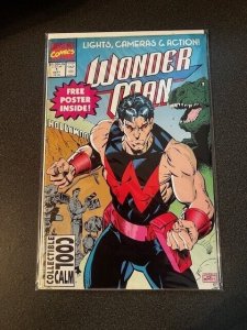 Wonder Man #1 (1991-1994) direct ed ~ Marvel Comics ~ includes poster