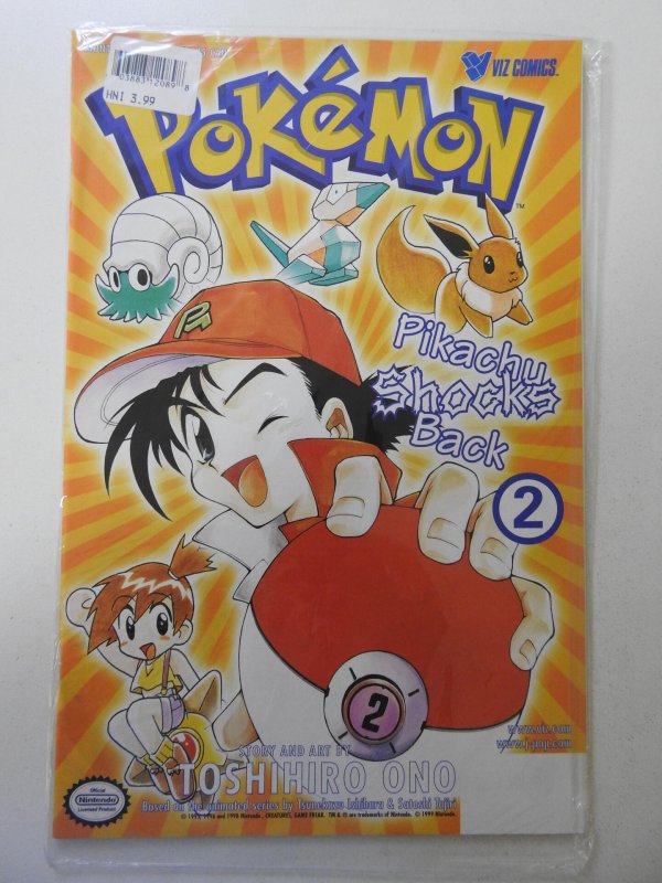 Pokemon: Pikachu Shocks Back #2 (1999) Poly sealed bag sticker on bag