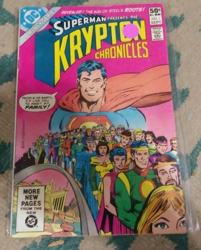 KRYPTON CHRONICLES #1 SUPERMAN KANDOR 1981 DC COMICS