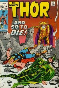 Thor (1966 series)  #190, VG+ (Stock photo)