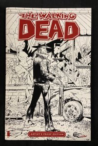 THE WALKING DEAD #1 ARTIST'S PROOF OVERSIZED BLACK AND WHITE TREASURY EDITION