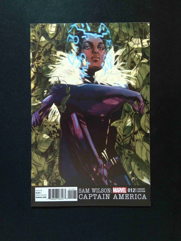 Captain America Sam Wilson #12B  MARVEL Comics 2016 NM  VARIANT COVER