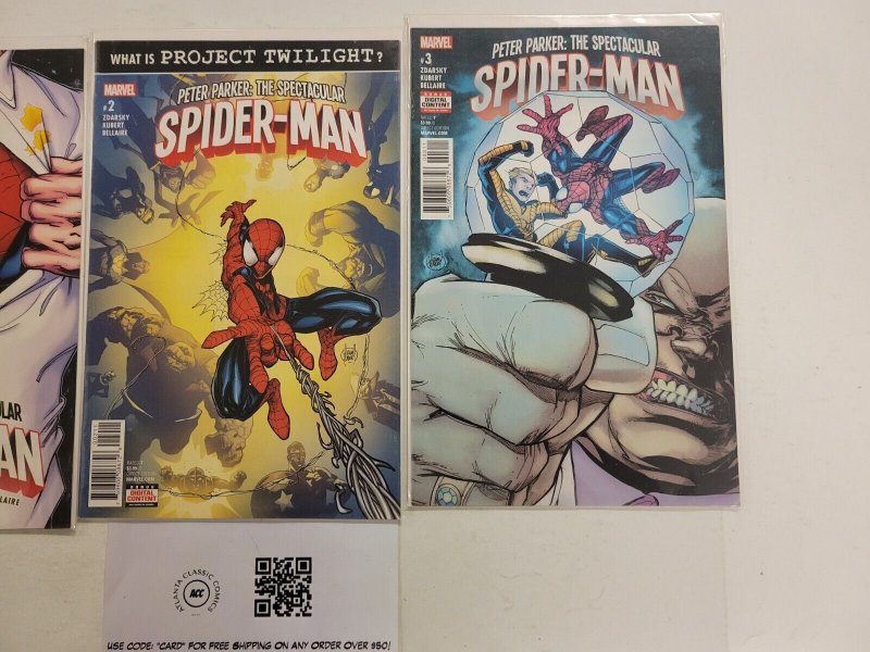 3 Spectacular Spider-Man Marvel Comic Books #1 2 3 31 TJ43
