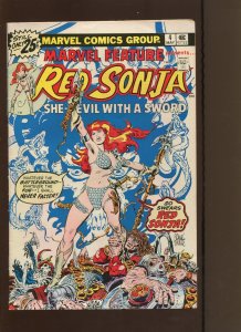 Marvel Feature : Red Sonja #4 (6.0) 1976 / Eyes of The Gorgon