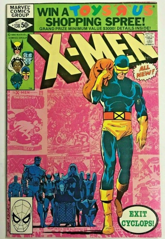 UNCANNY X-MEN#138 FN/VF 1980 MARVEL BRONZE AGE COMICS