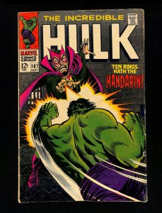 Incredible Hulk (1962) #107 Mandarin! Incredible Hulk!