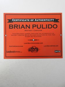 Lady Death: Pin Ups Michael Turner Holo Foil (2014) NM Condition! Signed W/ COA!