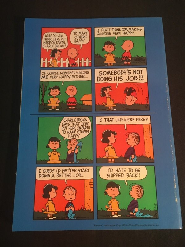 THE MAD PUNTER STRIKES AGAIN Peanuts Parade Book #7, Trade Paperback