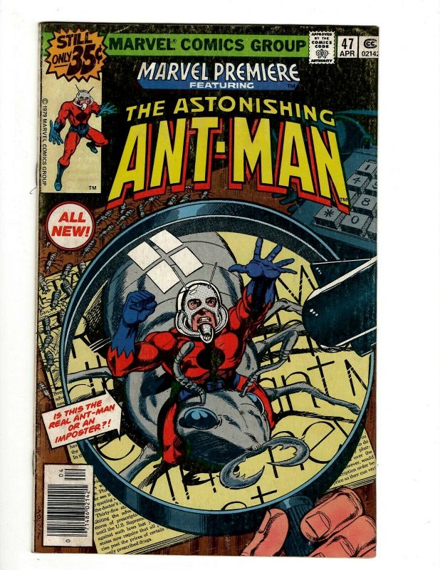 Marvel Premiere # 47 FN/VF Comic Book Feat. Astonishing Ant-Man Avengers OF2