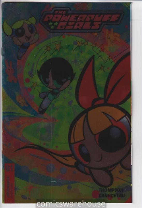 POWERPUFF GIRLS (2024 DYNAMITE) #1 VARIANT 1:15 CVR M BALDARI FOIL NM B10516