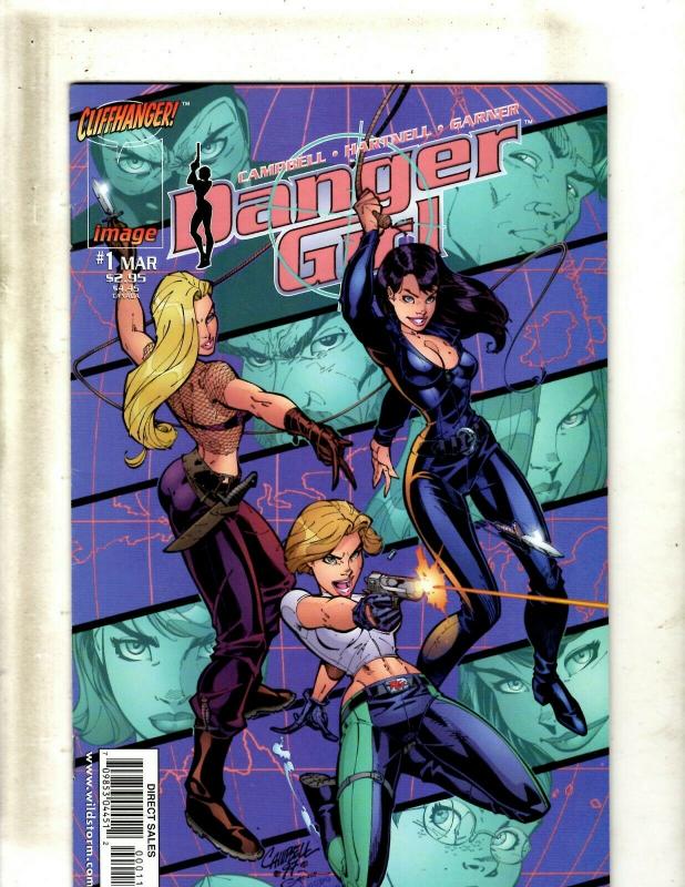 8 Comics Danger Girl 1 Vanguard 6 Defcon 3 4 BPRD 1 Lone Wolf 2100 8 +++ J54 