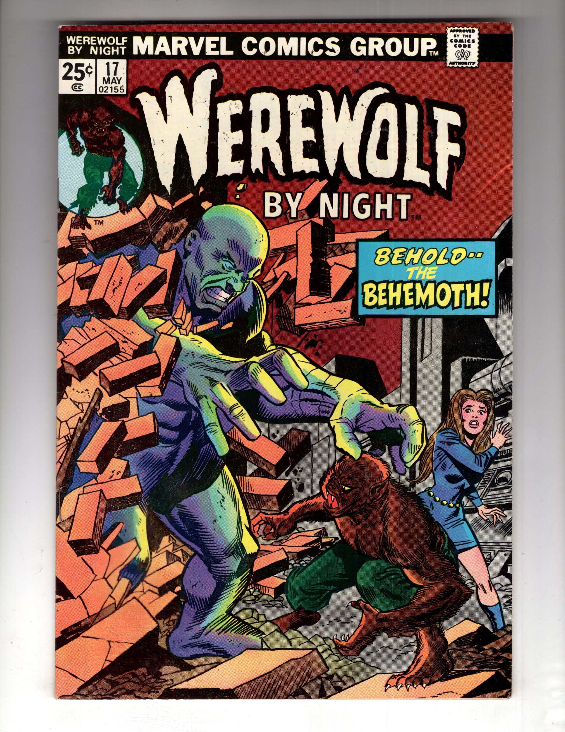 Werewolf By Night # 18 Vintage June 1974