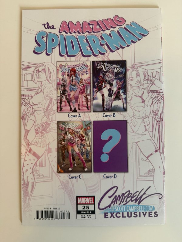 The Amazing Spider-Man #25 Campbell Cover A (2023) Exclusive SDCC Variant!