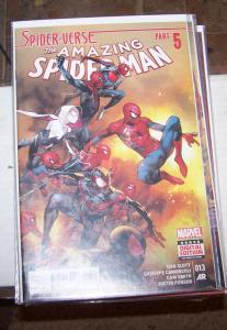 Amazing Spider-Man #  13 ( 2015, Marvel)  spider-verse pt 5 superior+ spidergwen