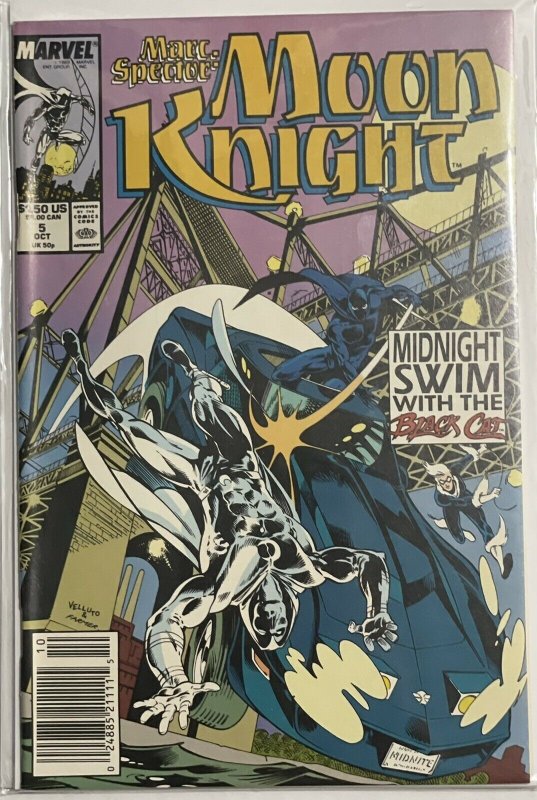 Marc Spector Moon Knight #5 (1989 Marvel) 