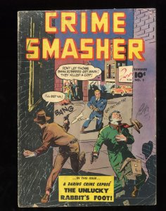 Crime Smasher #1 VG 4.0