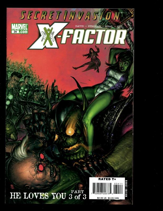 Lot of 11 X-Factor Marvel Comics # 29 30 32 33 34 35 36 37 38 39 41 EK10