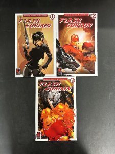 Flash Gordon (2008) #1-3 Complete FN+ (6.5) Set Paul Green Covers