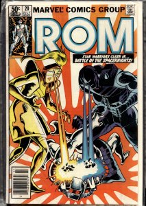 Rom #20 (1981) Rom