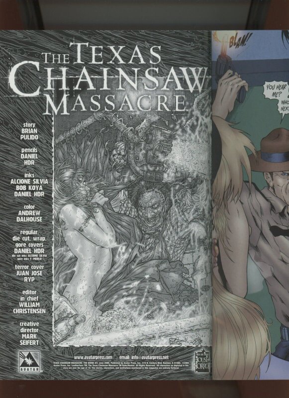 (2006) Texas Chainsaw Massacre: The Grind #2 - GORE VARIANT COVER! (8.0/8.5)