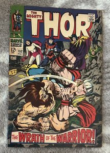 Thor #152 1968 Jack Kirby & Stan Lee Fine + Condition Marvel Comic
