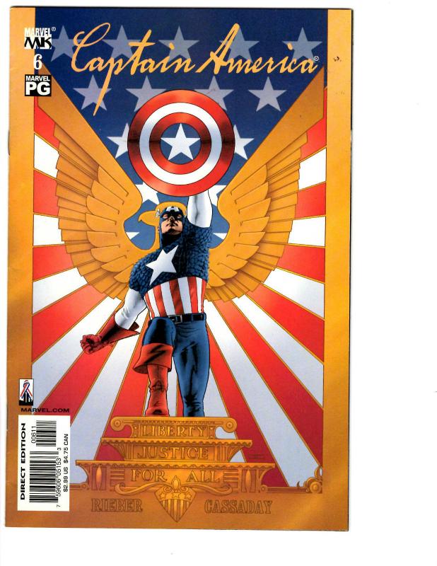 8 Captain America Marvel Comic Books # 6 7 8 9 10 11 12 13 Red Skull MODOK BH8