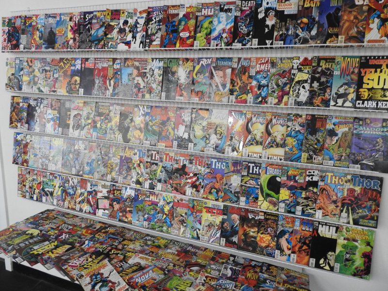 Huge Lot 190+ Comics W/ Thor, Batman, Ghost Rider, +More! Avg FN Condition!