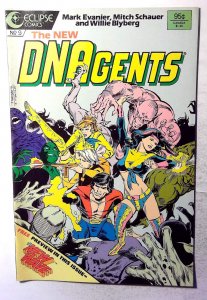 The New DNAgents #9 (1986) Eclipse Comics 1st Print Comic Book