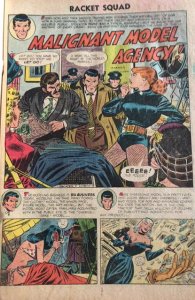 Racket Squad in Action #13 (1954)Acid in the Face, models galore!c pics!