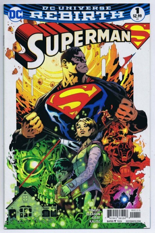 Superman 1 Rebirth ORIGINAL Vintage 2016 DC Comics Comic Books