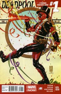 Deadpool (4th Series) #25 VF ; Marvel | Mark Brooks NOW Saturday Evening Post Tr