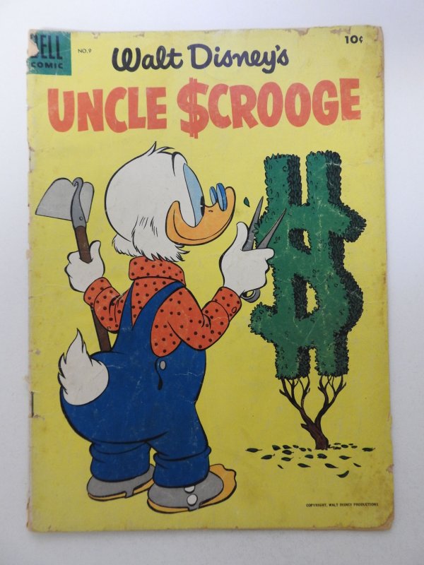 Uncle Scrooge #9 (1955) Good Condition!