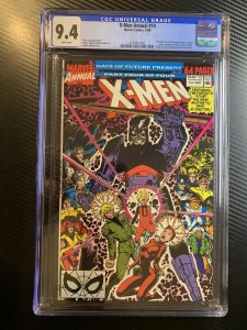 Uncanny X-Men Annual #14 CGC 9.4 WHITE Pages 1990 1st app. Gambit (cameo) MCU?