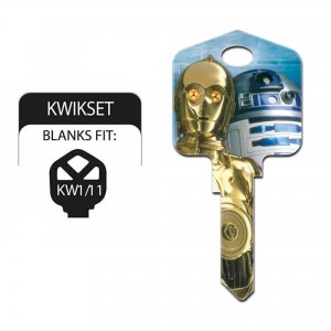 Star Wars Key Blanks Kwikset-KW, C-3PO & R2-D2