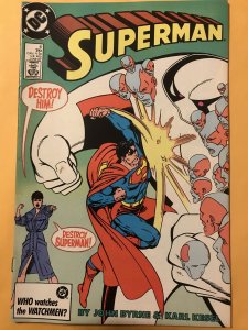 SUPERMAN #6 : DC 6/87 VF-; John Byrne & Karl Kesel