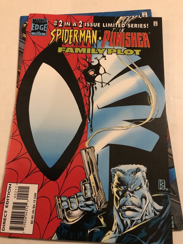 Spider-Man/Punisher: Family Plot #1 & 2 set : Marvel 1996 NM-