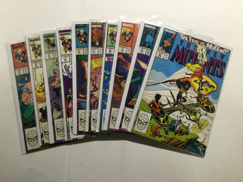 New Mutants 1-100 62 Issue Lot Run Set Very Fine/Near Mint Vf/Nm 9.0 Marvel