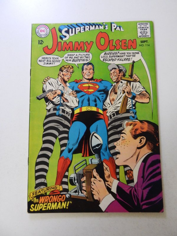 Superman's Pal, Jimmy Olsen #114 (1968) FN- condition