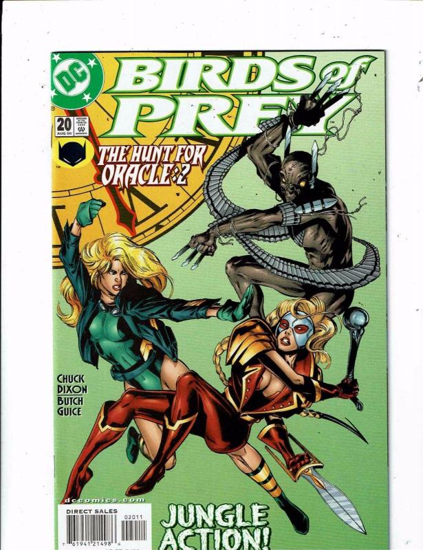 Lot of 6 Birds of Prey DC Comic Books #20 21 25 26 27 28 MS18