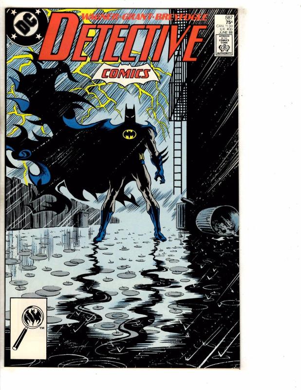 6 Detective Comics Feat. Batman DC Comic Books # 584 585 586 587 588 589 CR3