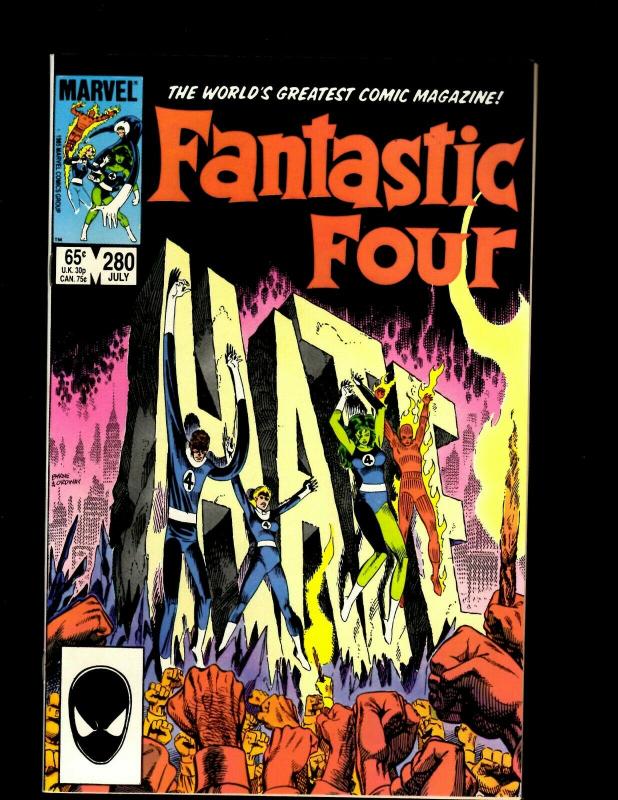 12 Fantastic Four Comics #269 270 271 272 273 275 279 280 282 283 284 288 HJ8