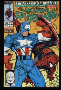 Amazing Spider-Man #323 VF 8.0 McFarlane Captain America!