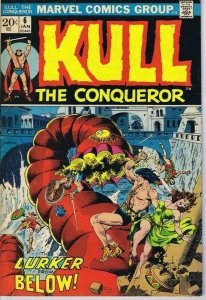 Kull the Conqueror #6 ORIGINAL Vintage 1973 Marvel Comics GGA