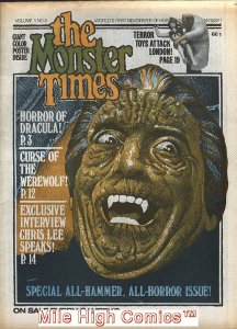 MONSTER TIMES MAGAZINE (1972 Series) #8 Very Good