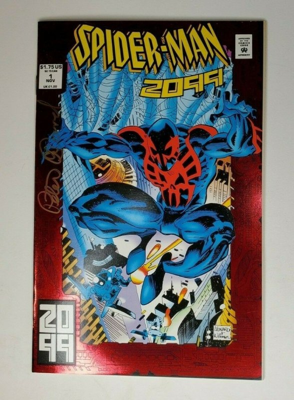 Spider Man 2099 #1 Signed by Peter David W/COA   RARE