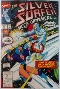 Silver Surfer #81 (8.0, 1993) 1st cameo app of Tyrant